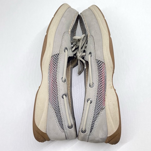 SPERRY TOP-SIDER — WOMENS ROSEFISH BOAT SHOES, MEMORY FOAM, PINK & GREY, US 7.5M - Picture 16 of 16